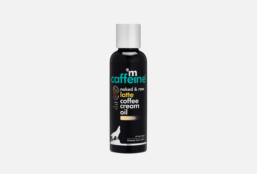 Крем-масло для восстановления волос mCaffeine Naked&Raw Latte Coffee Scalp & Hair Cream Oil 