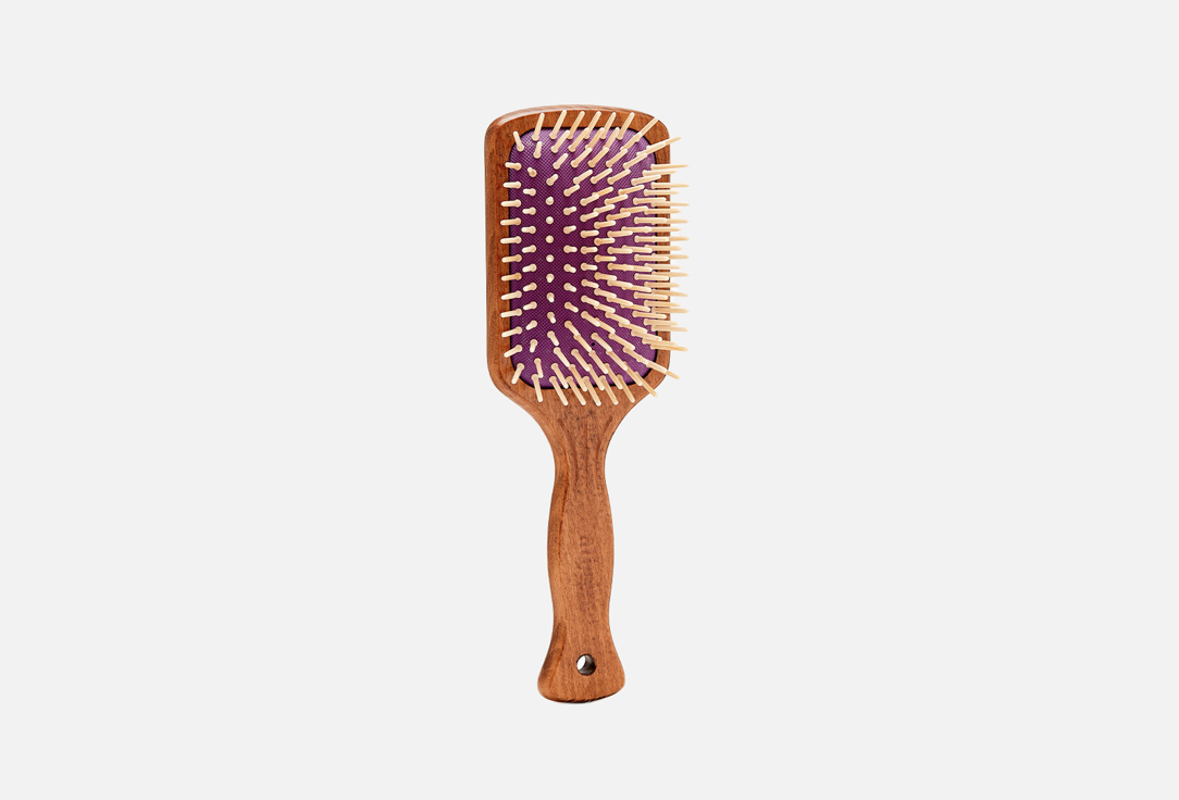 Расческа для волос с деревянными зубцами CELLREBORN Athens Goddess Paddle Brush 