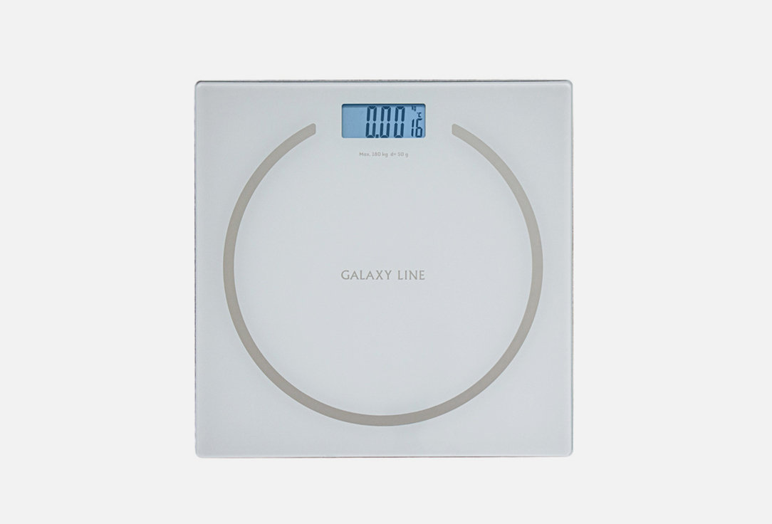 Напольные весы GALAXY LINE GL 4815 белые 1 шт кухонные весы galaxy line gl 2805 белый сиреневый