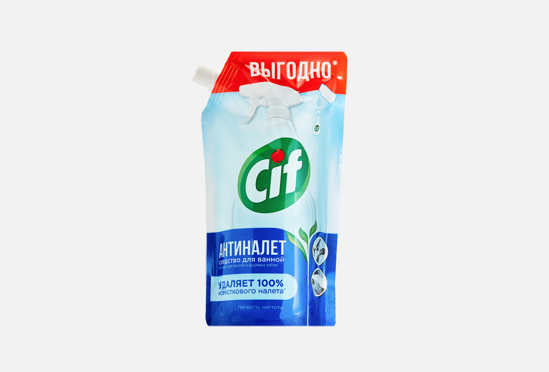 Чистящее средство для ванной CIF Легкость чистоты, антинаалет 
