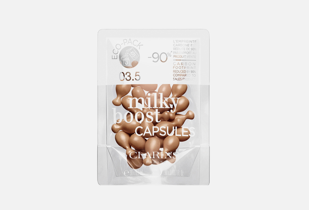 Изображение товара Тональный флюид для лица в капсулах рефилл Clarins Milky boost capsules