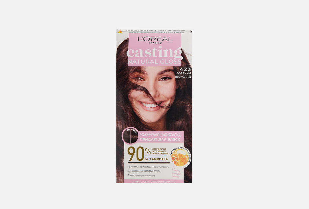 Изображение товара Краска-уход для волос L'Oreal Paris Casting Natural gloss без аммиака 10 оттенков