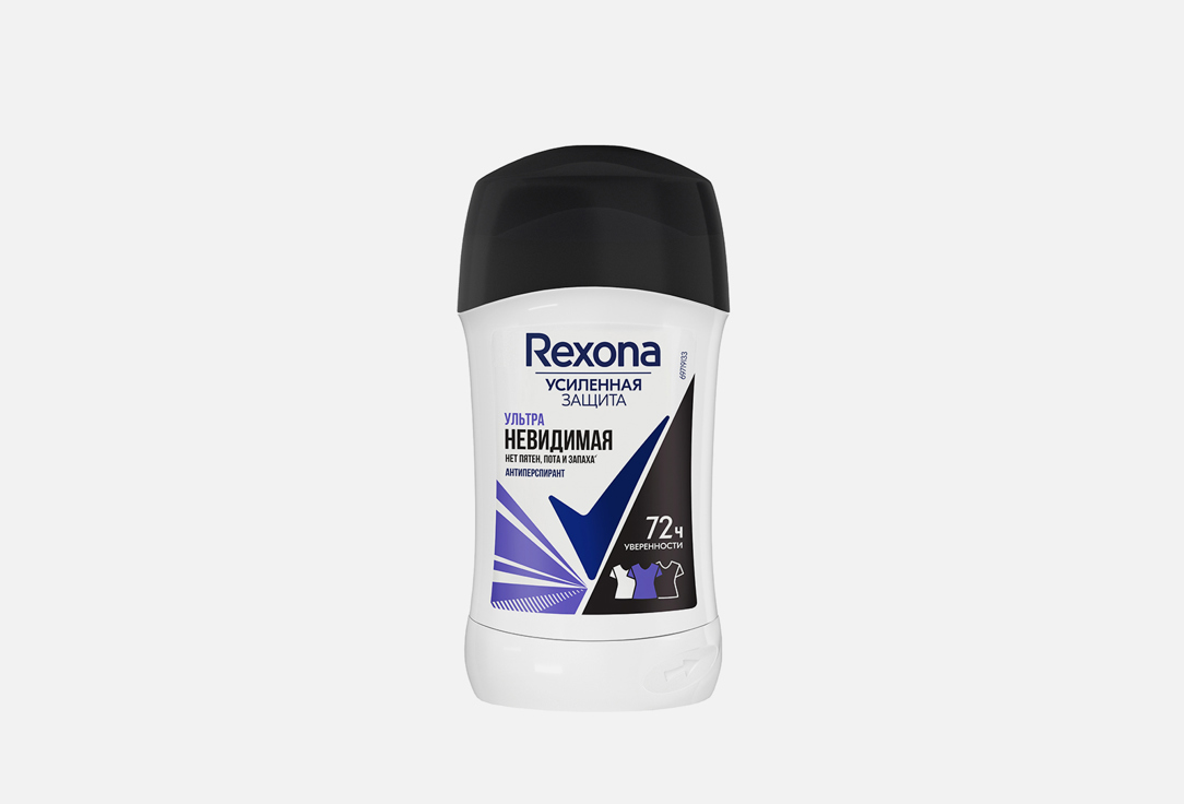 Антиперспирант-стик для тела REXONA Ultra-visible antiperspirant Pencil 72 hours 40 мл дезодорант стик rexona антиперспирант стик антибатериальная свежесть для мужчин