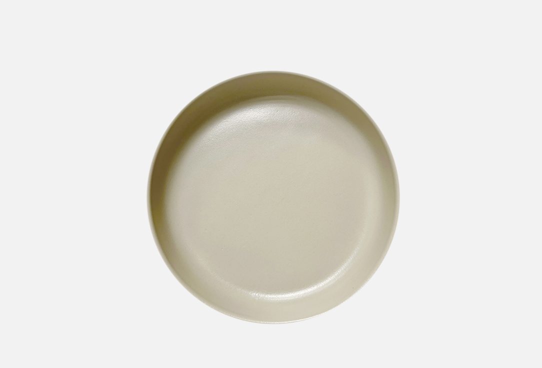 Тарелка с прямым высоким бортом ROSSI Fiord экрю, 20 см 1 шт тарелка с прямым бортом rossi fiord белый 23 см 1 шт