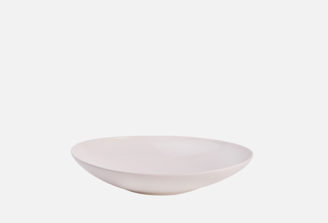 Глубокая тарелка ROSSI Uno белый, 23 см 1 шт тарелка fioretta golden queen 23см глубокая фарфор