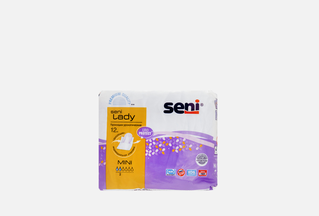 Прокладки урологические SENI Mini 12 шт seni lady normal прокладки урологические 10 шт