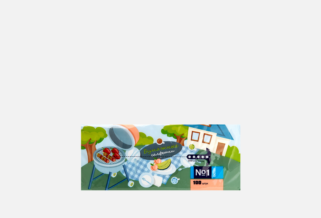 Изображение товара Салфетки бумажные Bella пикник на даче