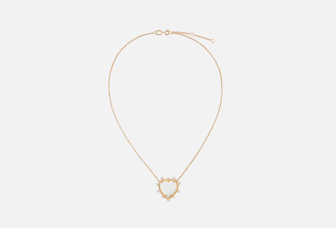 Колье Viva la Vika Gold Heart Necklaces - Crystal 
