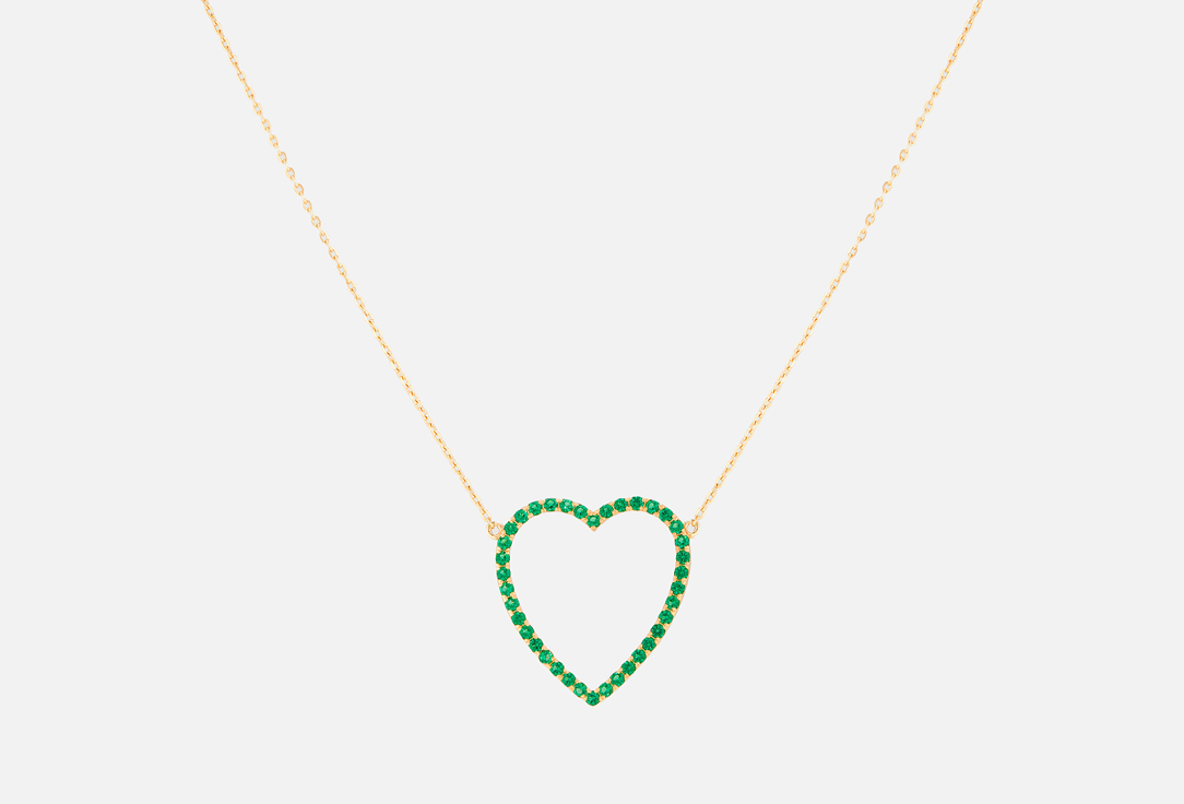 

Колье VIVA LA VIKA, Gold Heart Green 1 шт