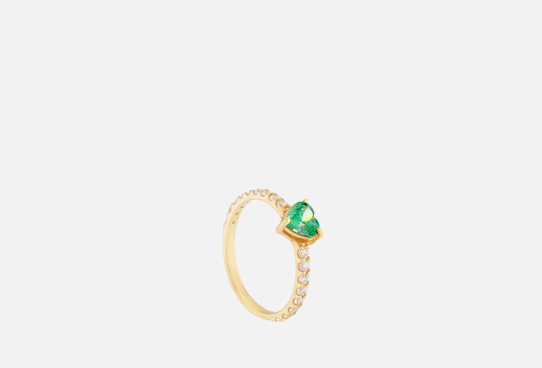 Кольцо VIVA LA VIKA Tiny Heart Ring - Green 15 мл