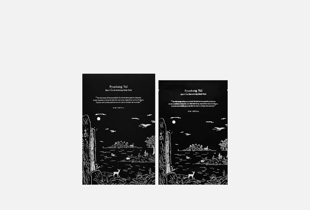 Изображение товара Набор тканевых масок для лица Pyunkang Yul Black Tea Revitalizing Mask Pack