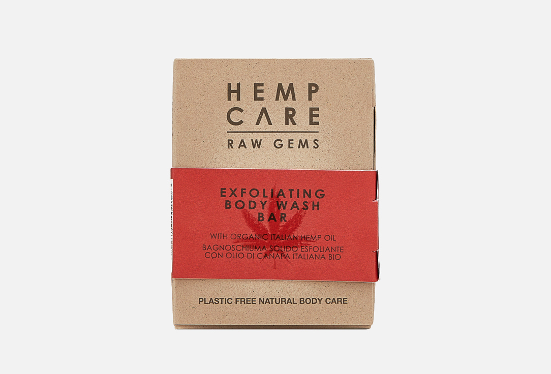 

Отшелушивающее мыло для тела HEMP CARE, Hemp Care Raw Gems 80 г