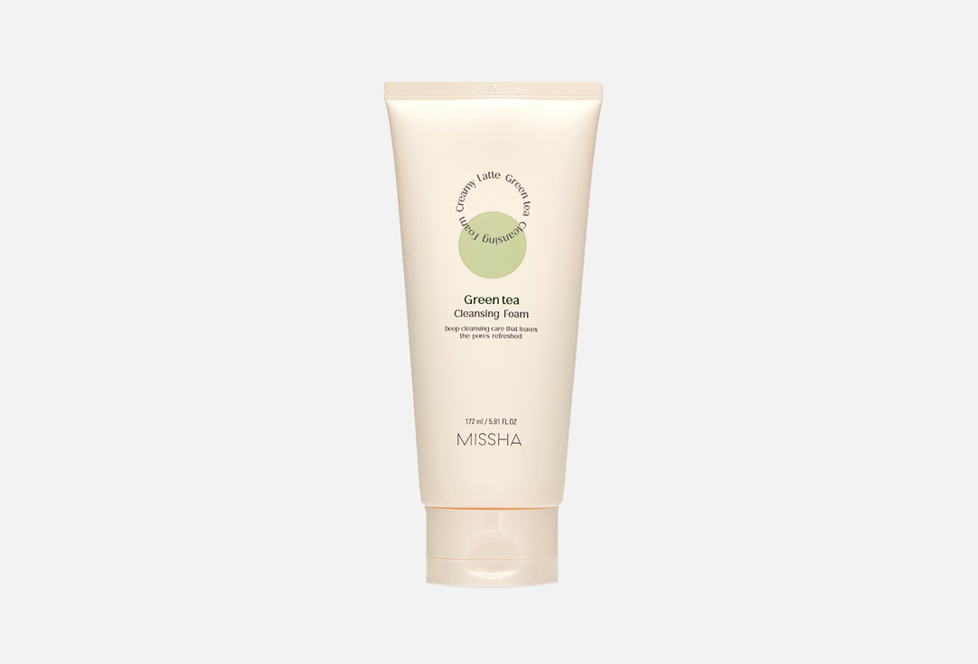 Изображение товара Пенка для умывания с зеленым чаем Missha Creamy latte Green tea