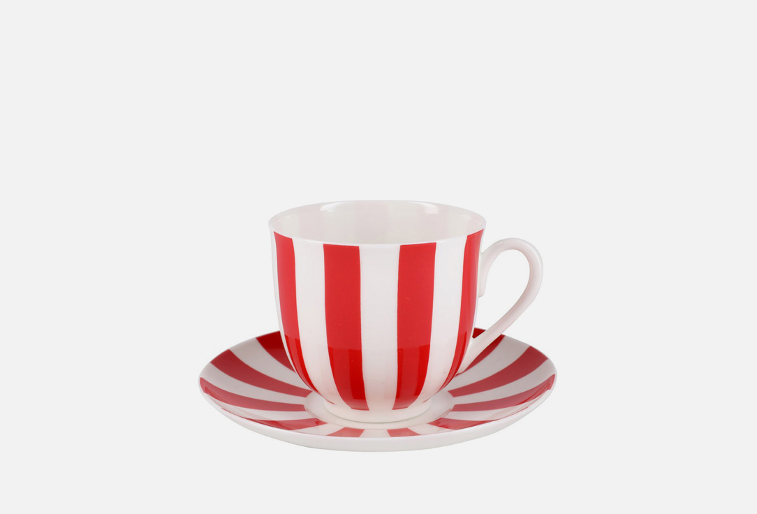 Изображение товара Кофейная пара Императорский фарфоровый завод Да и нет, красная