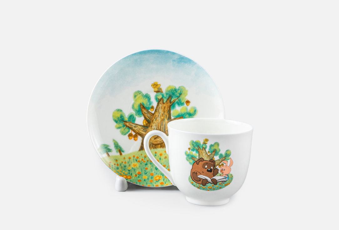 Изображение товара Чашка с блюдцем Императорский фарфоровый завод Винни-пух