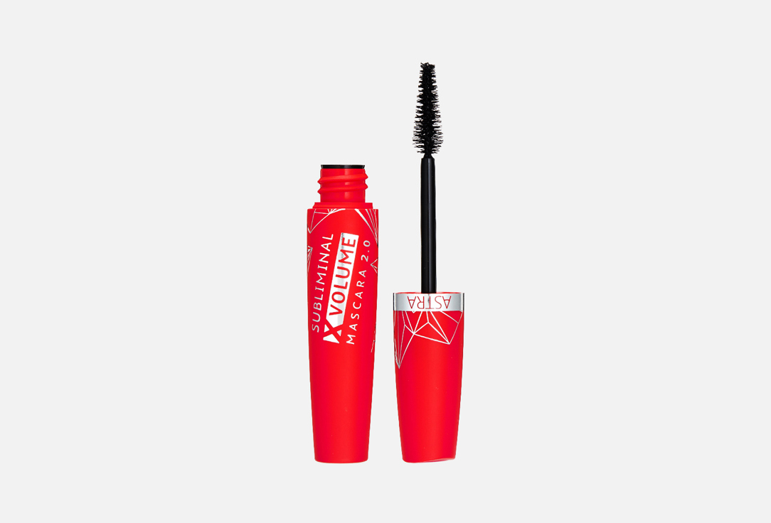 Изображение товара Тушь для ресниц Astra Subliminal X Volume Mascara 2.0 водостойкая объемная для всех типов ресниц