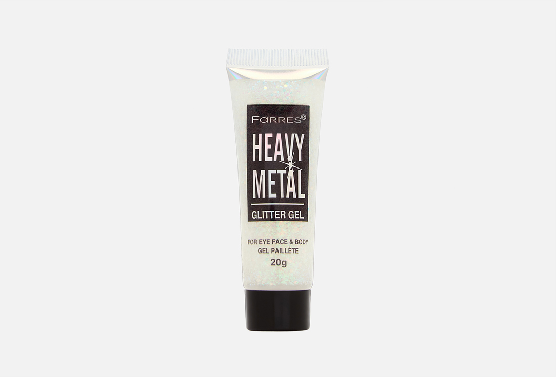 Глиттер-гель для лица и тела FARRES Heavy Metal 20 г