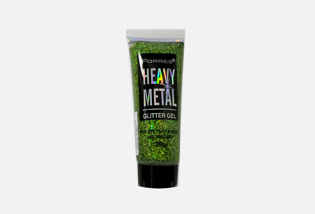 Глиттер-гель для лица и тела FARRES Heavy Metal 20 г