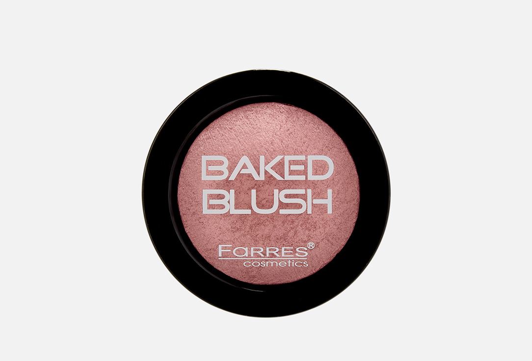 Изображение товара Запечённые румяна FARRES Blush с шиммером для насыщенного сияния и универсального использования