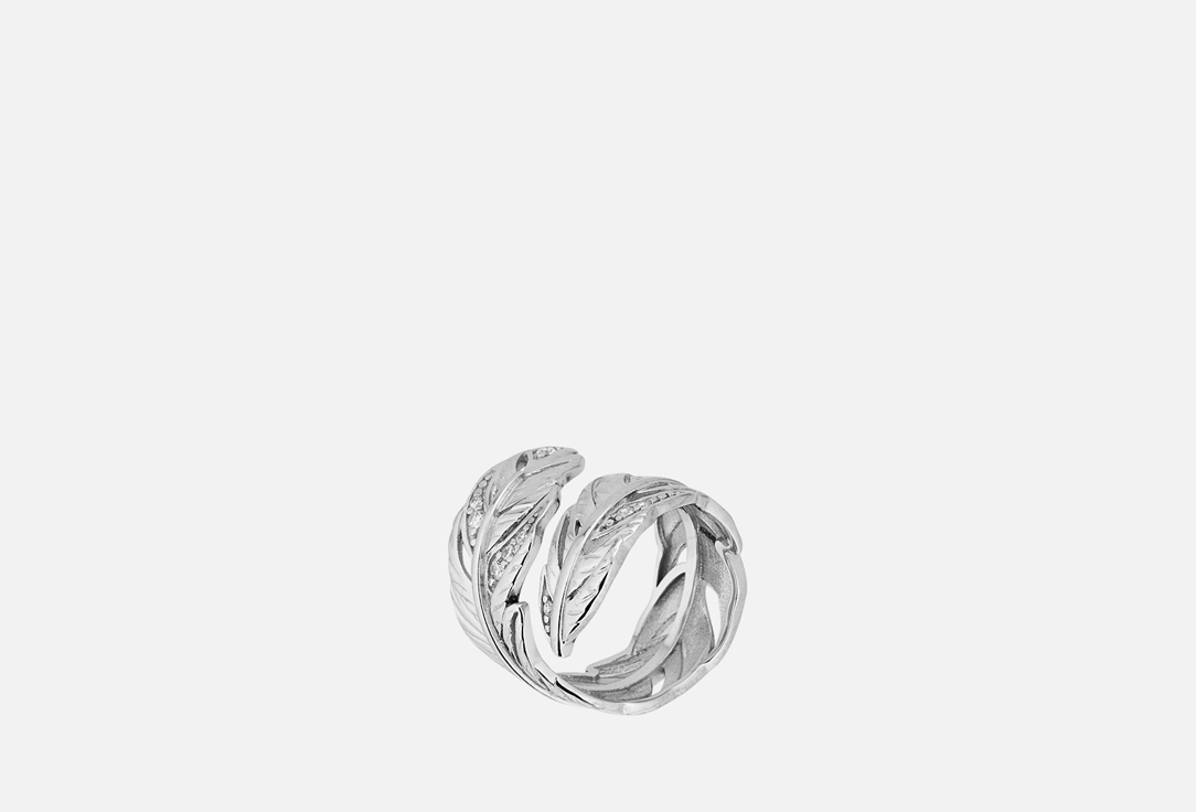 Кольцо серебряное MIE Перо 18,5 мл кольцо серебряное mie змея