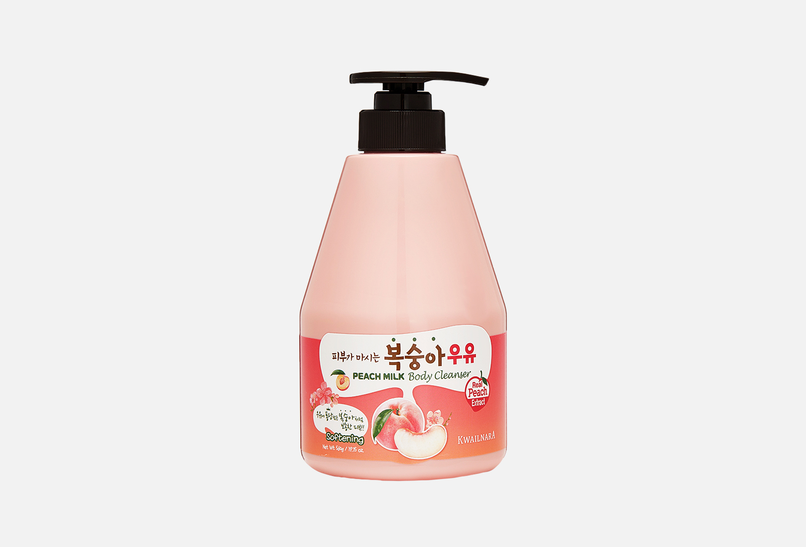 Kwailnara Гель для душа Peach milk 560 мл — купить, цена в Москве