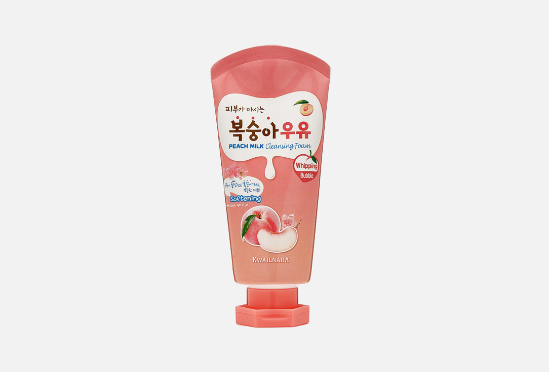 Изображение товара Очищающая пенка для лица Welcos Kwailnara peach milk cleansing foam