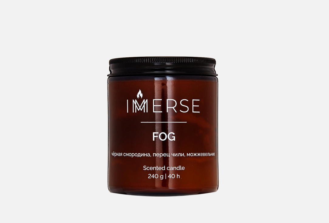 Изображение товара Ароматическая свеча IMMERSE FOG с фруктовыми нотами и длительным горением 40 часов