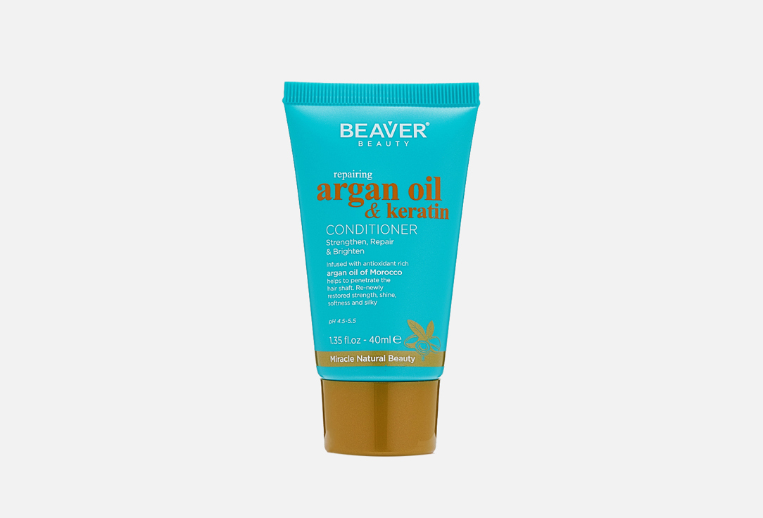 Изображение товара Кондиционер для волос Beaver Argan Oil Travel Size восстановление и питание 40 мл