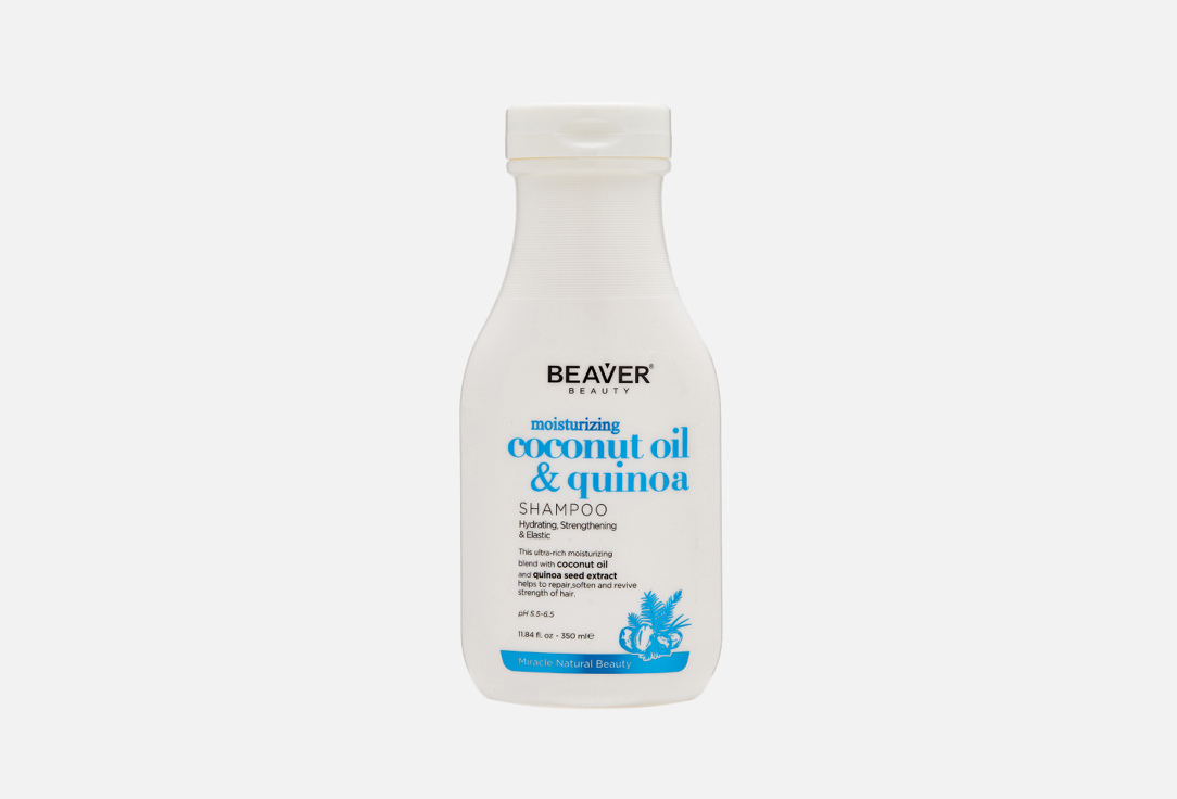 Шампунь для волос BEAVER Coconut Oil ＆quinoa 350 мл