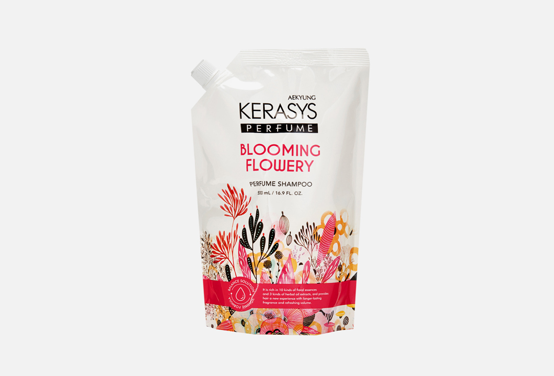 Изображение товара Шампунь для волос, сменный блок Kerasys Perfume Blooming & Flowery Shampoo