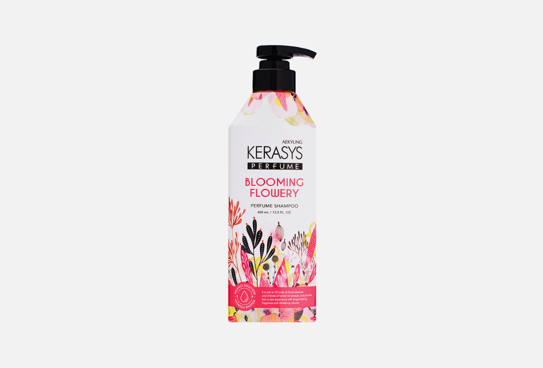 Шампунь для волос KERASYS Perfume Blooming & Flowery 400 мл цена и фото