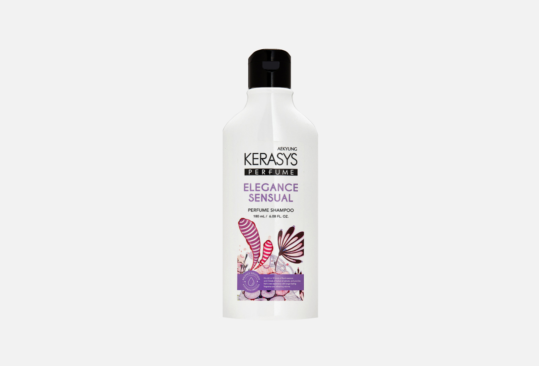 Изображение товара Шампунь для волос Kerasys PERFUME CLASSIC SHAMPOO Elegance 180 мл укрепление и объем
