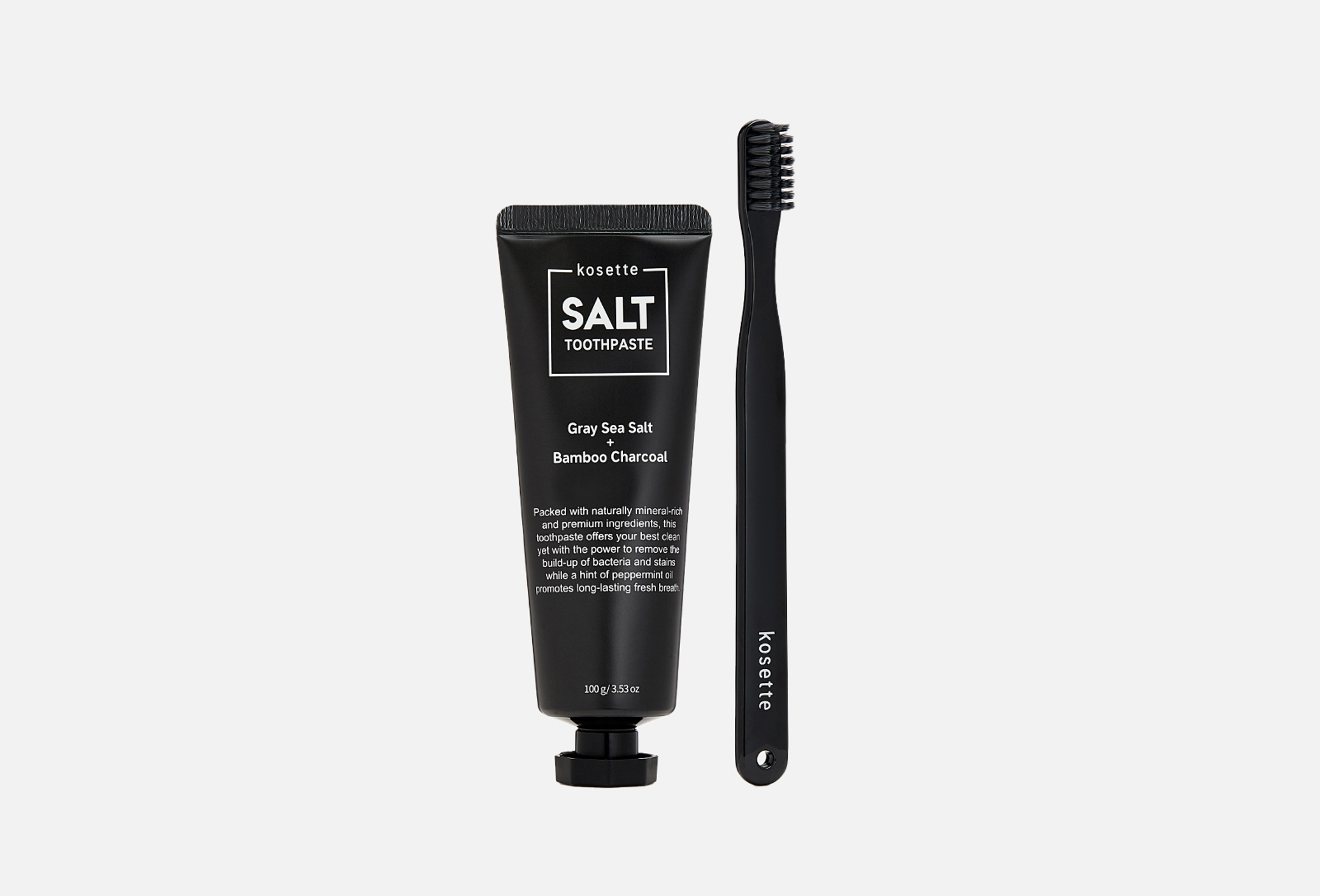 Kosette Набор для ухода за полостью рта SALT CHARCOAL TOOTHBRUSH ...