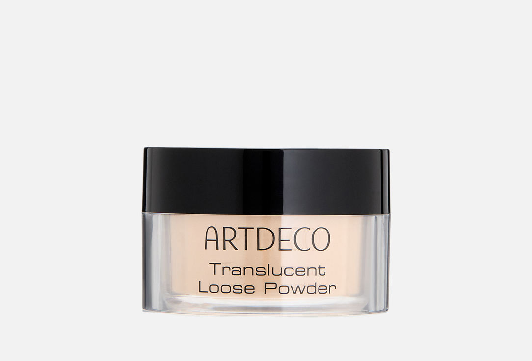 Изображение товара Рассыпчатая пудра для лица Artdeco Translucent Loose Powder, фиксирует макияж, матовая, 8 г