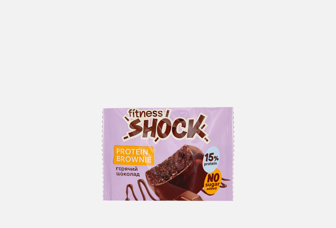 Изображение товара Батончик глазированный FitnesShock Brownie hot chocolate