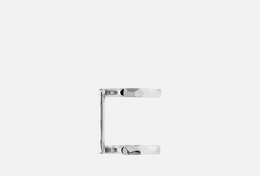 

Кафф серебряный VELICHENKO, Двойной граненый 1 шт