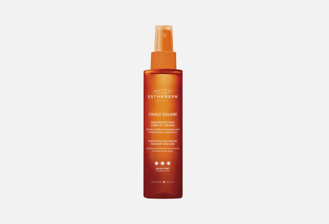 Солнцезащитное масло для тела и волос Institut Esthederm L'huile solaire 