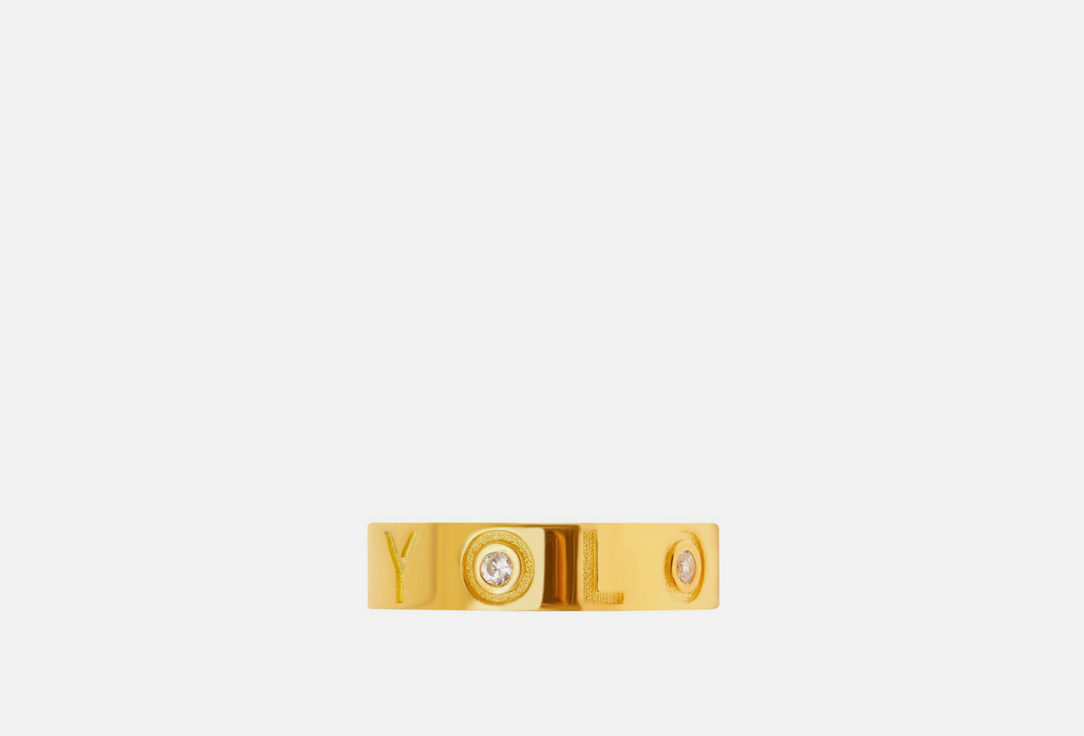 кольцо viva la vika yolo rose gold 17 5 размер Кольцо VIVA LA VIKA YOLO Gold 17 мл