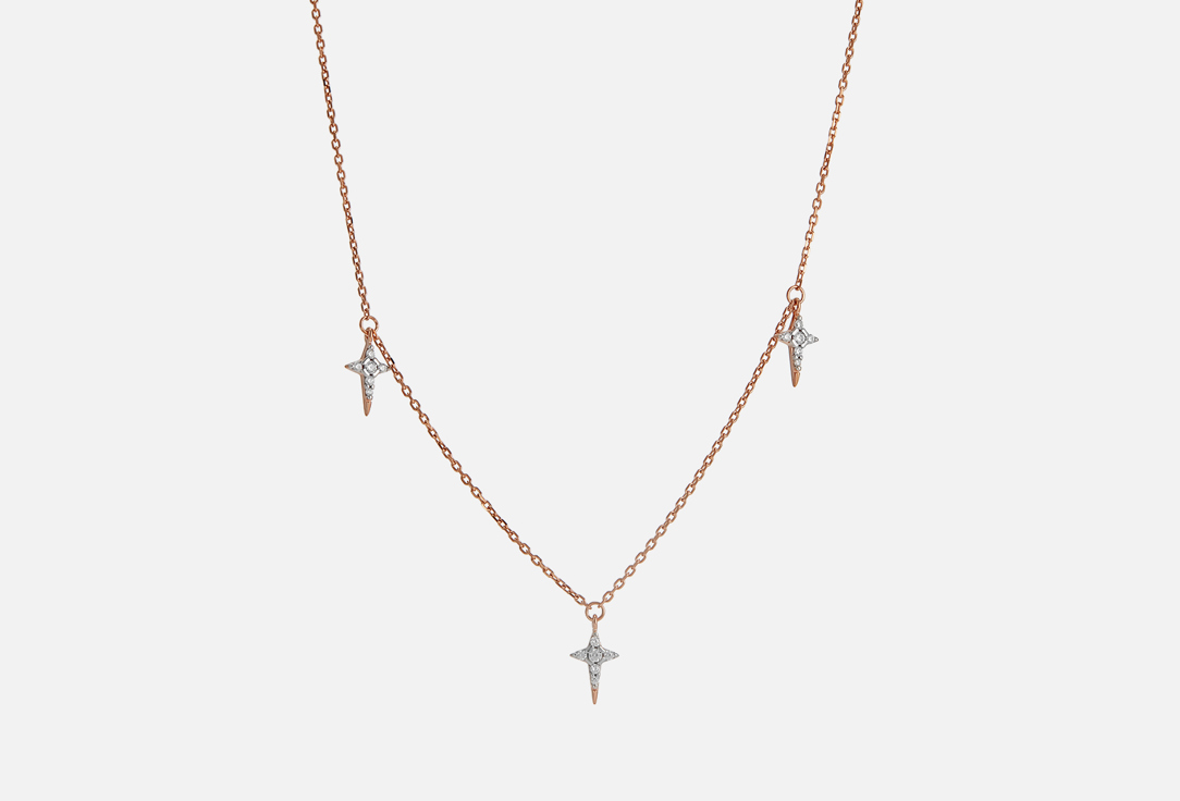 

Колье серебряное SOKOLOV, С фианитами 1 шт