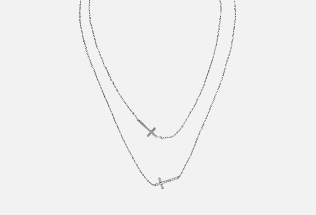 

Колье серебряное SOKOLOV, С фианитами 1 шт