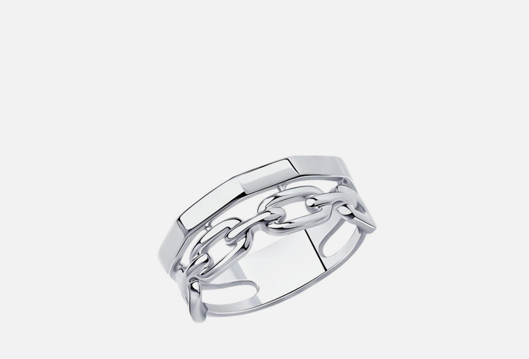 Кольцо серебряное SOKOLOV Родаж 17 мл кольцо серебряное sokolov чернение 17 размер