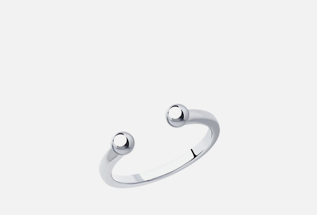 Кольцо серебряное SOKOLOV Родаж 17 мл кольцо серебряное sokolov чернение 17 размер