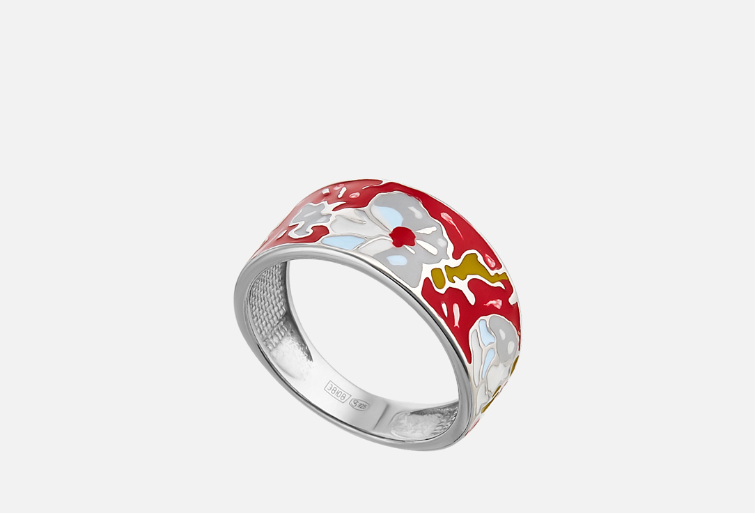 Изображение товара Кольцо серебряное SOKOLOV с эмалью из серебра 925 пробы