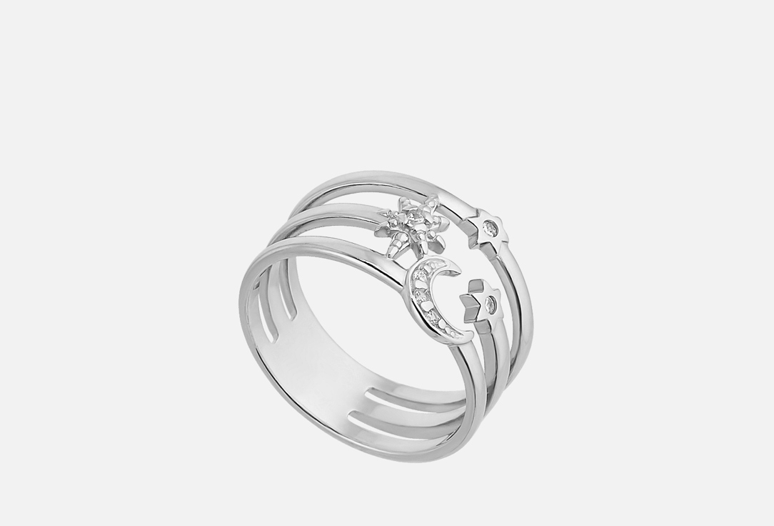 

Кольцо серебряное SOKOLOV, С фианитами 16,5 мл