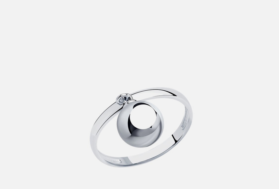 Кольцо серебряное SOKOLOV Родаж 18 мл кольцо серебряное sokolov родаж 17 размер
