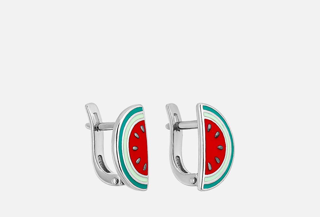 Изображение товара Серьги серебряные SOKOLOV с эмалью