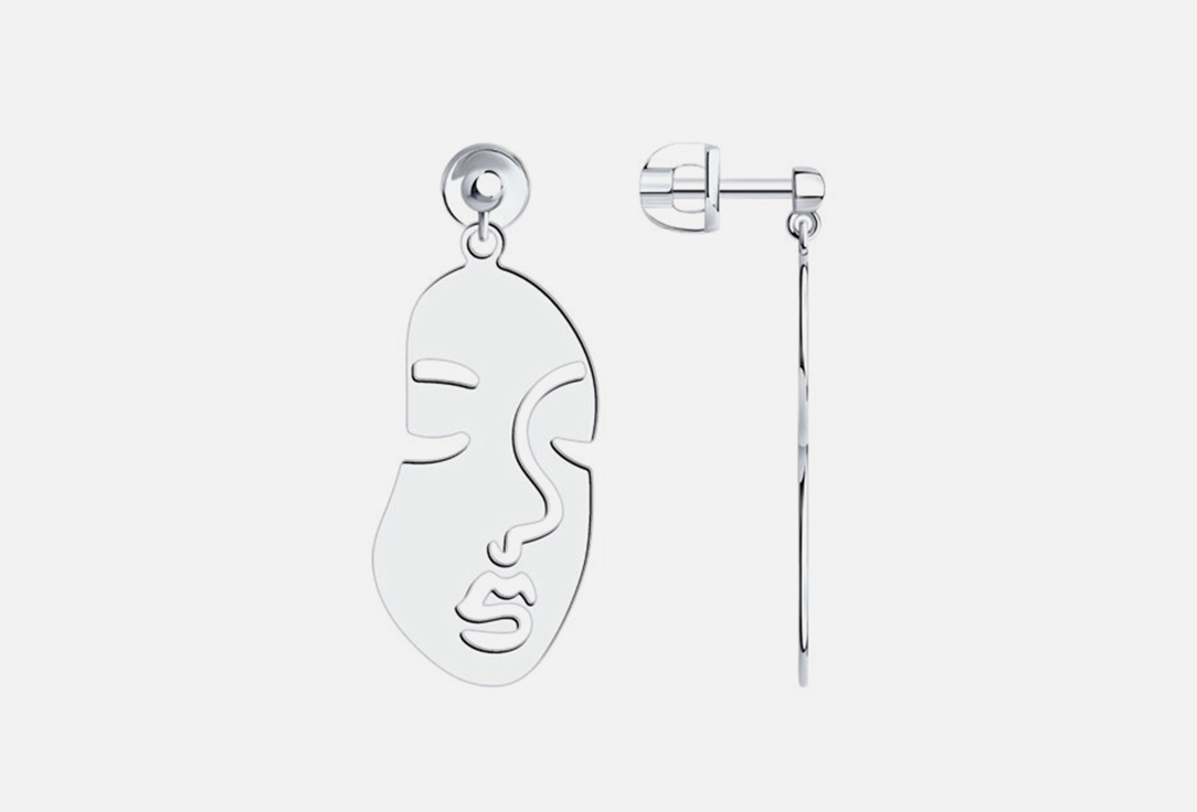 

Серьги серебряные SOKOLOV, Родаж 2 шт