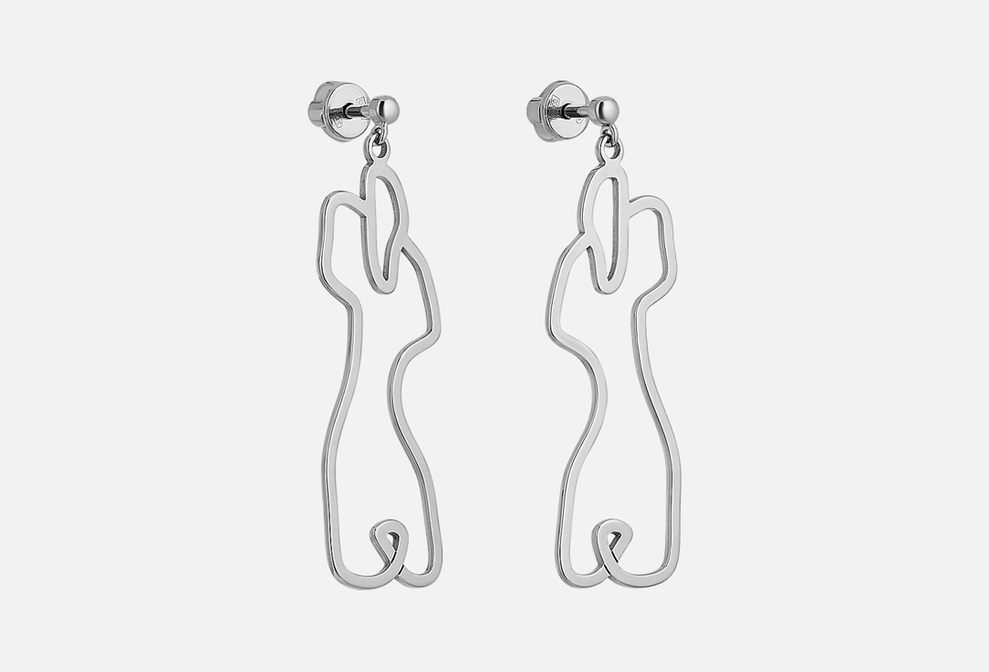 

Серьги серебряные SOKOLOV, Родаж 2 шт