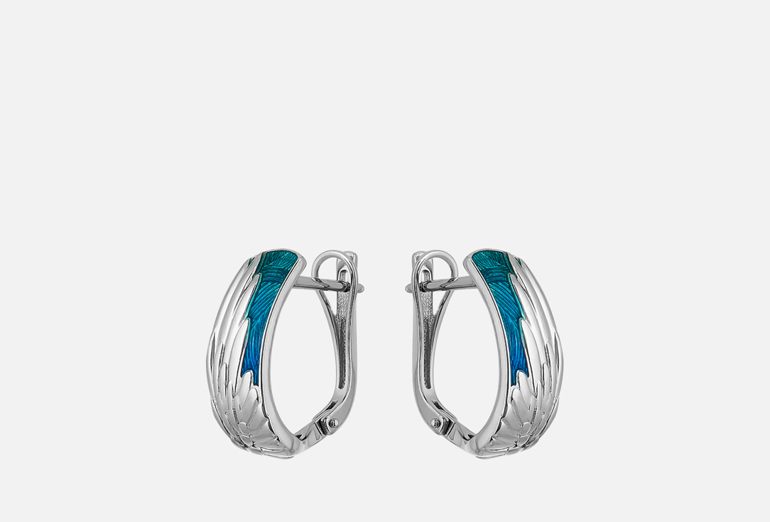 Изображение товара Серьги серебряные SOKOLOV с эмалью - элегантное украшение для женщин