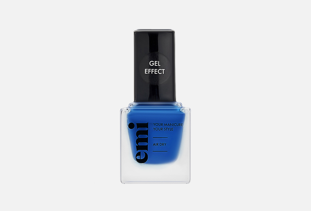 Ультрастойкий лак для ногтей Emi Gel Effect 041 Real blue